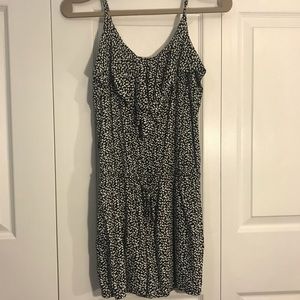 Black and white romper